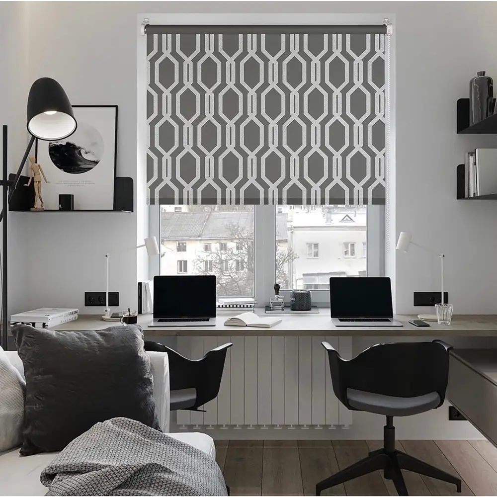 Штора рулонная Imperial 50x160 см серая PRAKTO STLM-2183011 - Вид №4