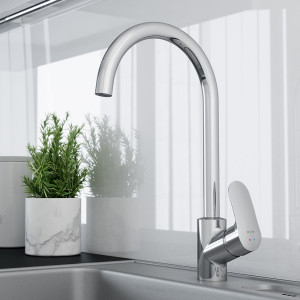 F8007100 смеситель для кухни хром шт. AM.PM Like