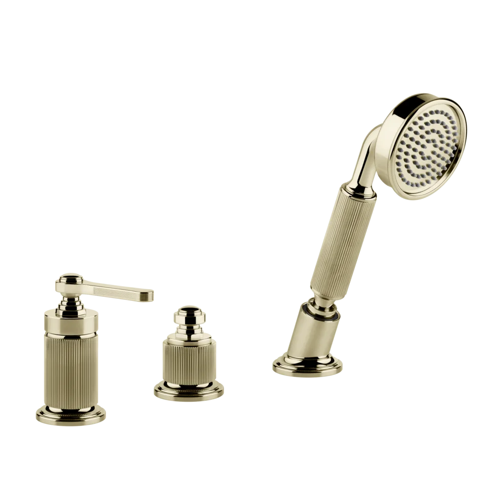 Смеситель для ванны 65043 710 Gessi Venti20 ЛАТУНЬ PVD 65043710