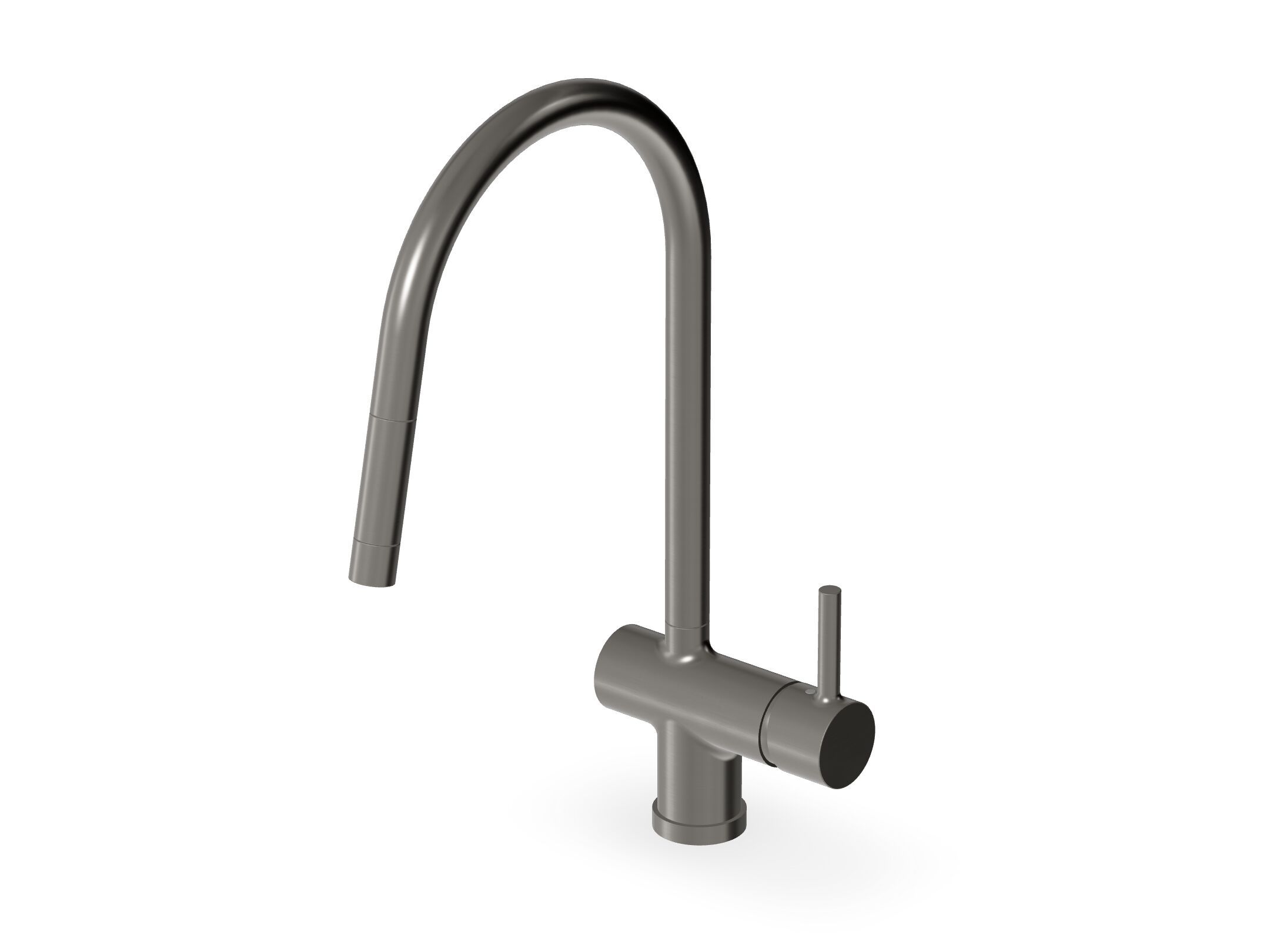 Однорычажный смеситель для кухни с выдвижным ручным душем Zucchetti Pan S ARCH-00029410 - Вид №2