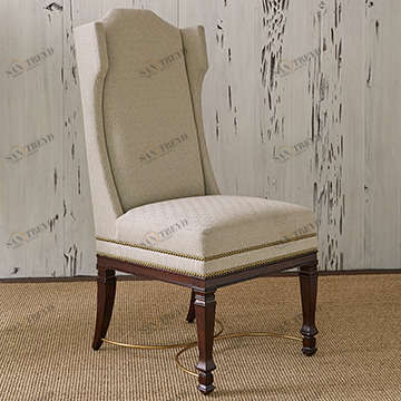 Стул  58019-610-001 Wing Dining Chair - Attaboy Flax Ambella 