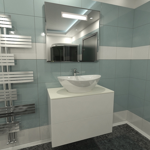 Orange Ot-75TuSTONE+G56 Тумба подвесная Otto c раковиной Гамма 560 sun-id-1517170 - Вид №2