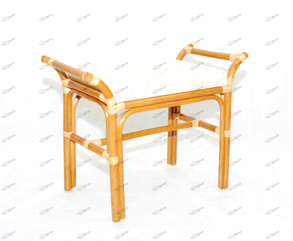 Банкетка ротанг бежевая Pony ЭКО ДИЗАЙН ПЛЕТЕНАЯ 009632 Бежевый 