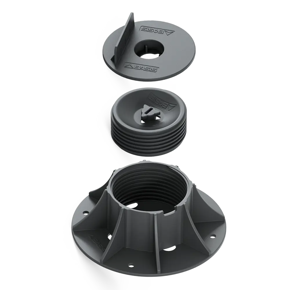 Опора для террасной доски T-Decks Professional 75-125 мм цвет черный STLM-2045327 - Вид №1