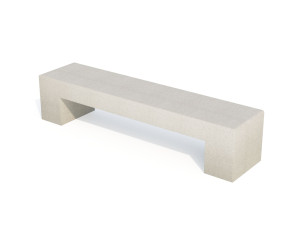 Бетонная скамья без спинки