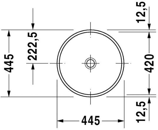 Накладная раковина под столешницу  овальная Duravit Architec sun-id-1392874 - Вид №5