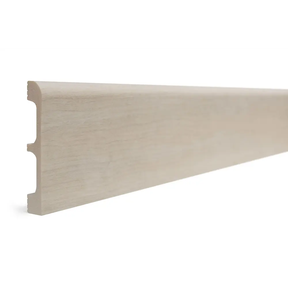 Молдинг настенный полистирол ударопрочный Decor-Dizayn 706-77 ваниль 80x13x2400 мм 85473612 STLM-2013200 