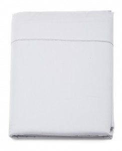 SH240_ME_S Простынь 240/300 metal серый сатин Blanc des Vosges
