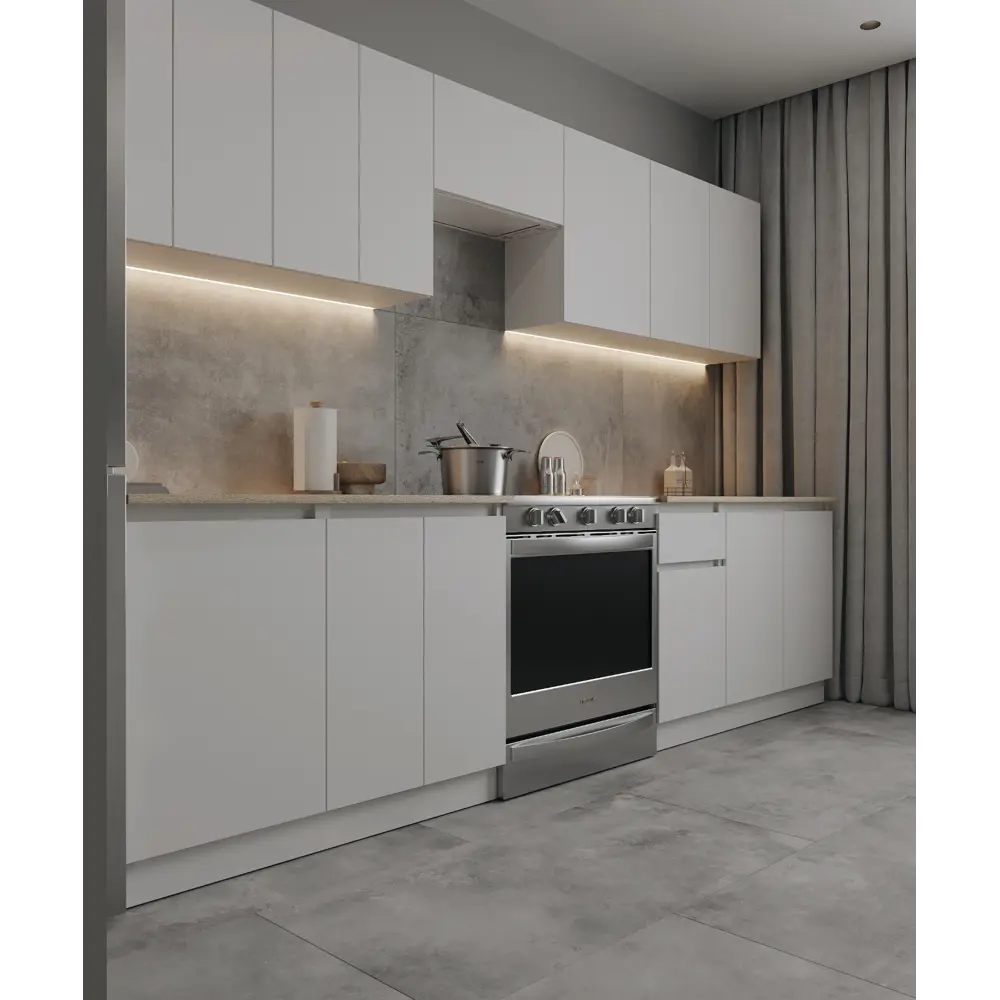 Кухонный шкаф напольный Миус 50x85x60 см ЛДСП цвет белый 89387887 STLM-2090932 Santreyd - Вид №9