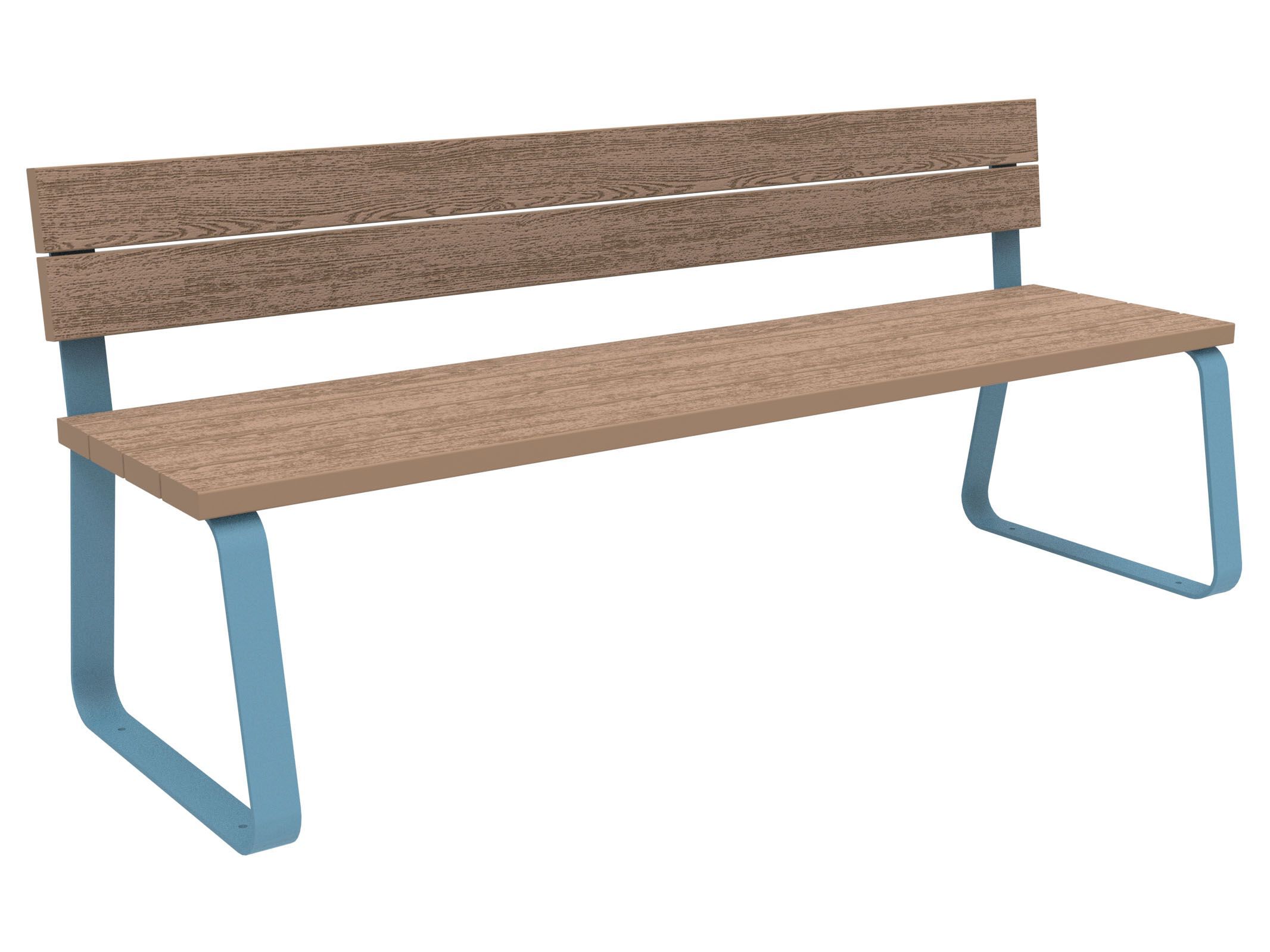 Скамья WPC со спинкой Lazzari Sunny ARCH-00055502 - Вид №6