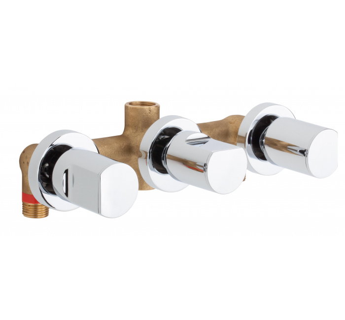 GENEBRE 68116 07 45 66 Встраиваемый смеситель для ванны 8 дюймов с переключателем  - Вид №1