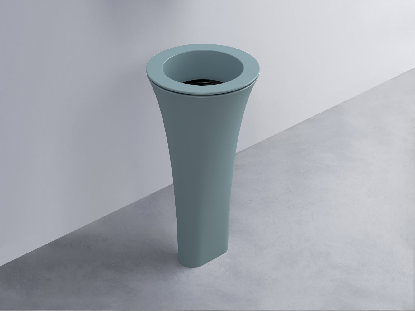 AMLA45-PL+AMPILT-N+AMCOLT-PL Раковина Amedeo Tondo отдельностоящая cielo Enjoy + Amedeo Ceramica Cielo