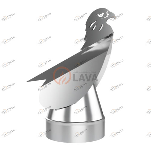 Конус-дефлектор поворотный LAVA 115/180, нерж. 439 (0,5) Сокол 3272