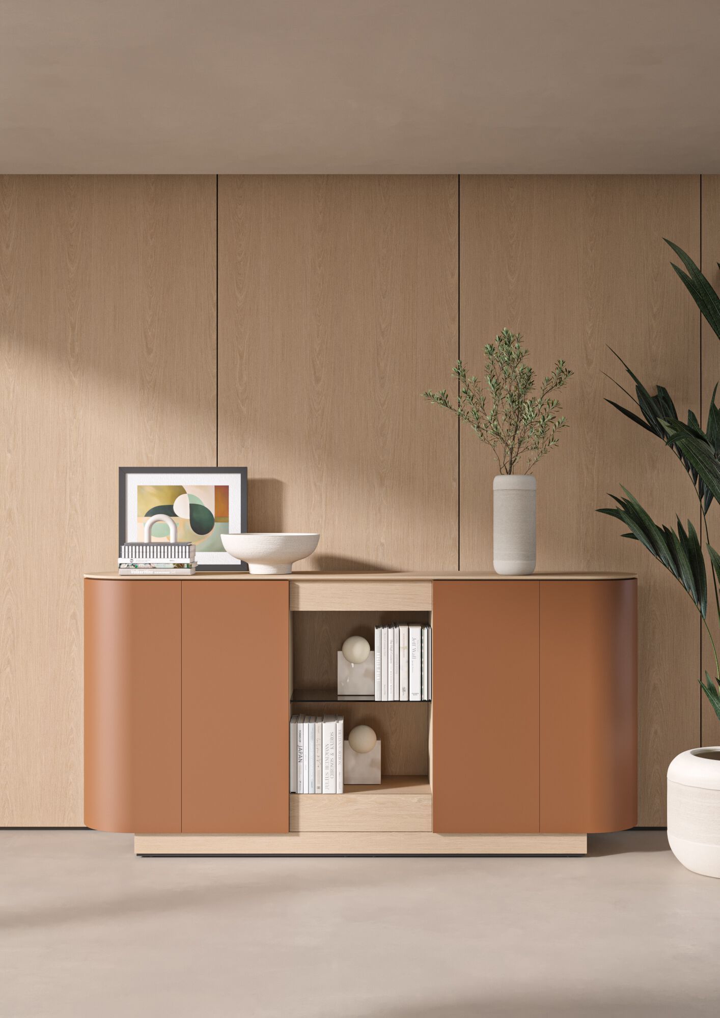 Шкаф из дуба с распашными дверями PROF Dea ARCH-00116449 - Вид №15