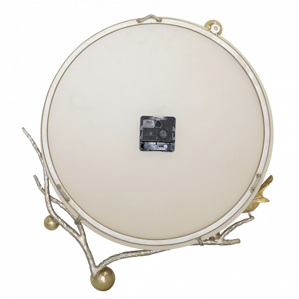 45018 Часы настенные Терра Бранч Айвори Мраморное Золото BOGACHO 4627179656577 - Вид №1