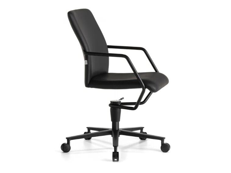 Кожаный поворотный операционный офисный стул с колесами SITIA время ARCH-00074887 - Вид №1