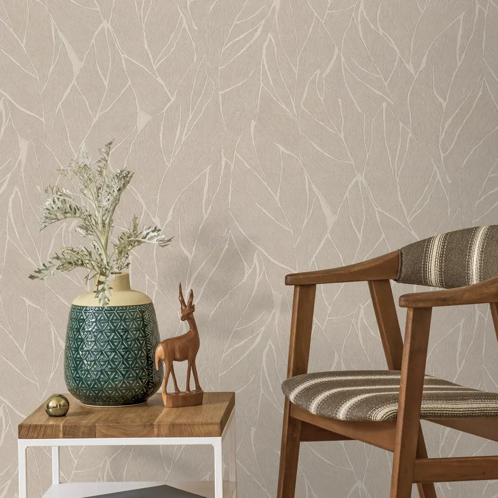 Флизелиновые обои DIAMOND Adriana в элегантном темно-бежевом оттенке 89384251 STLM-1454099 - Вид №2