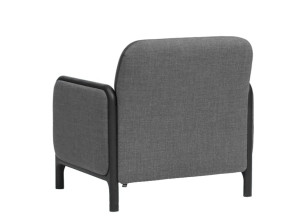 Кожаное кресло с подлокотниками