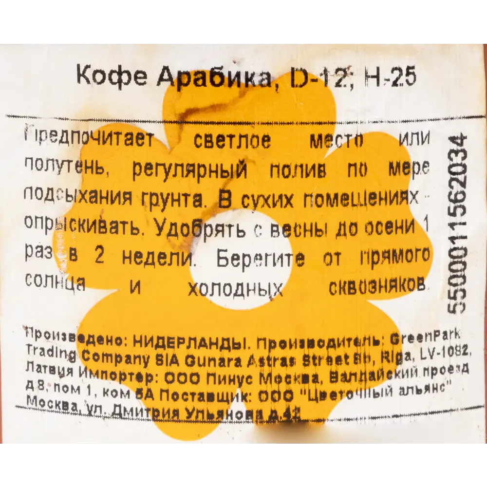 Кофе Арабика 12х25 см 13943956 STLM-2157838 Santreyd  - Вид №2
