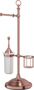 STI 634 Стойка с 3-мя аксессуарами для туалета 80 cm 3SC STILMAR ANTIQUE COPPER