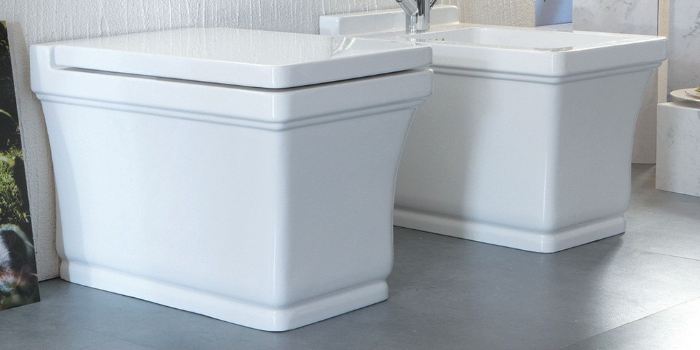 NE00100001 Приставной унитаз напольный Белый Disegno Ceramica NEO Италия - Вид №1