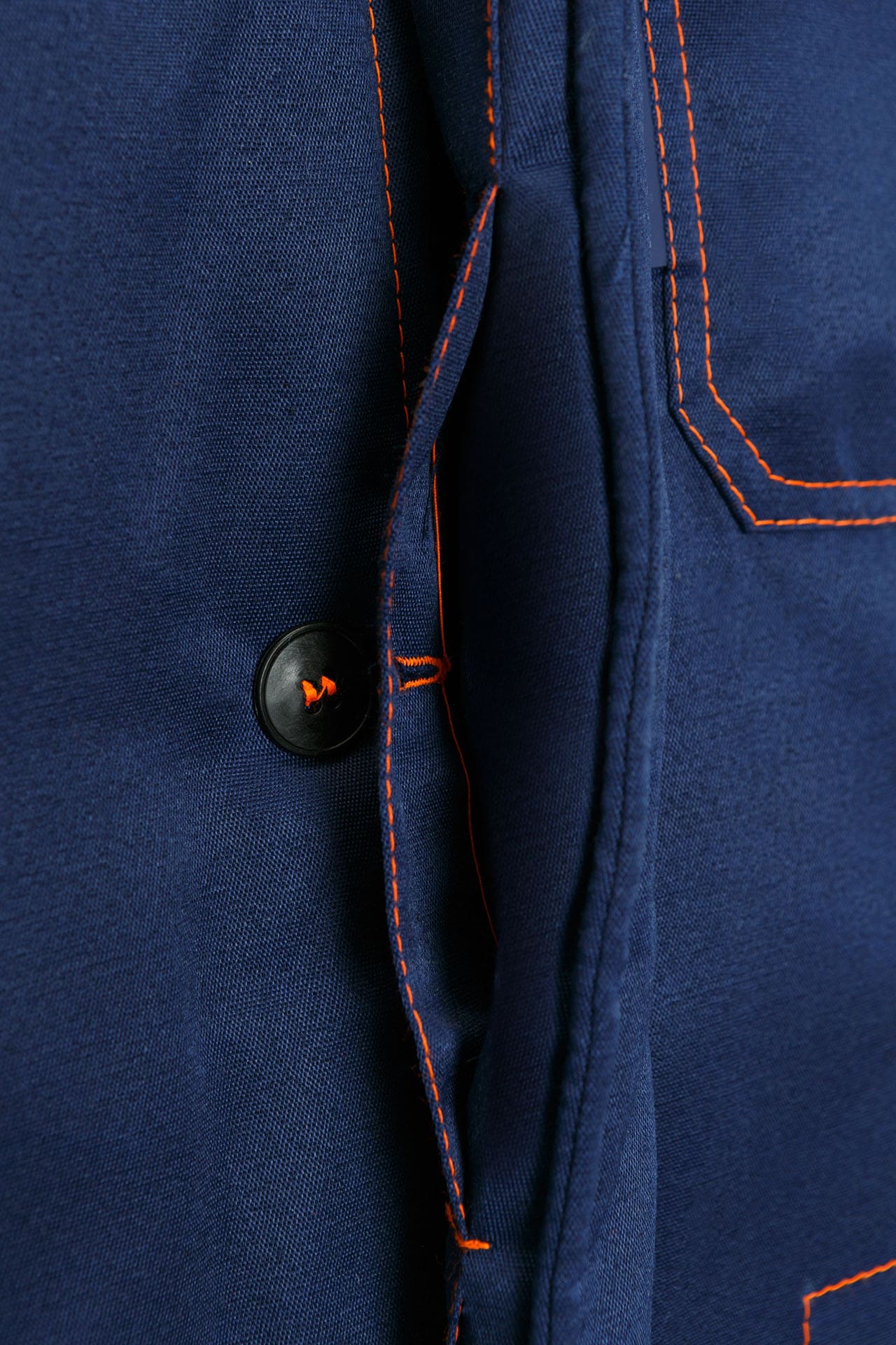 5035014 Костюм КОММУНАЛЬЩИК НЬЮ утепленный темно-синий оранжевый  Зимняя спецодежда  размер 56-58/182-188  - Вид №9