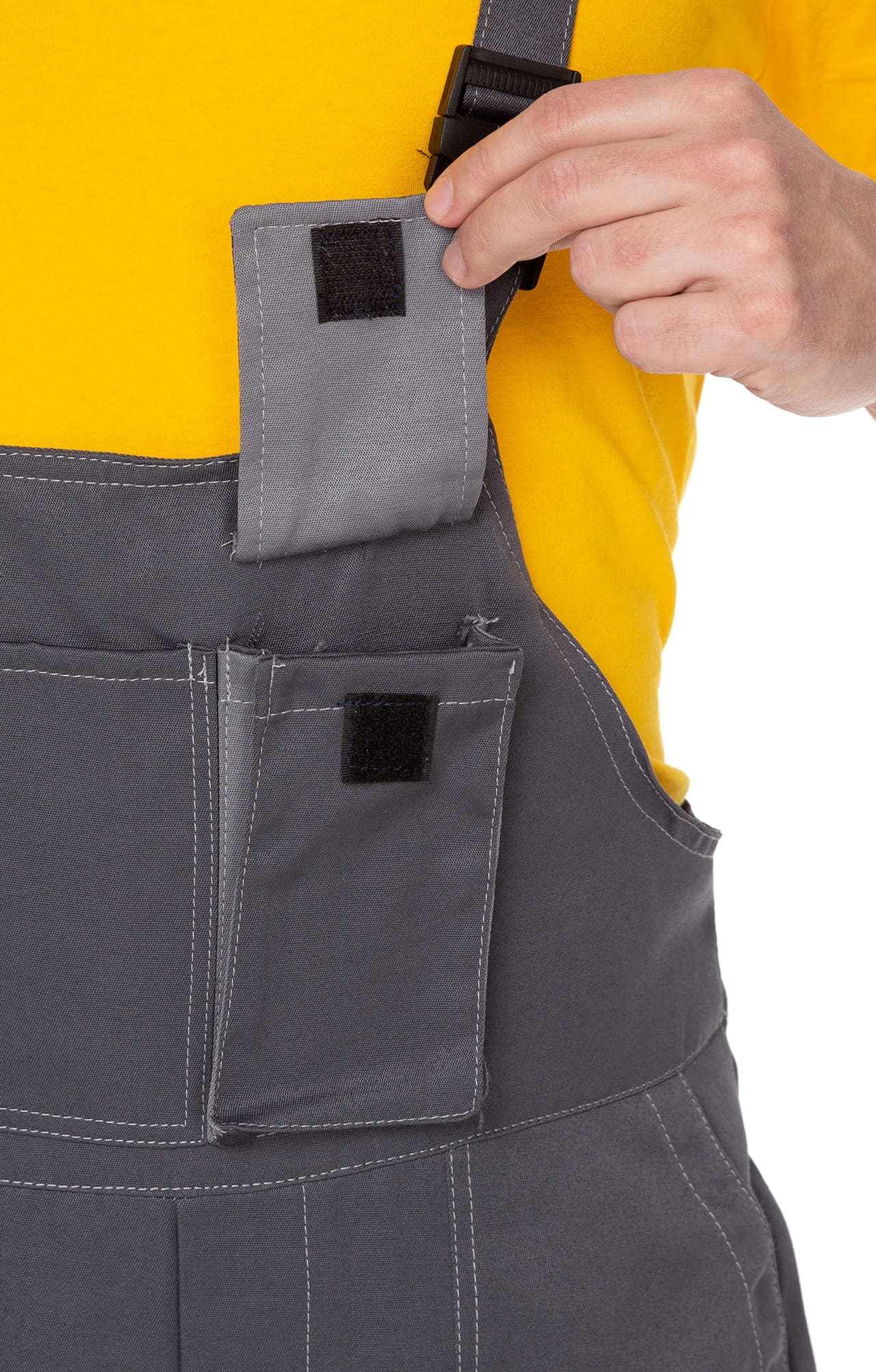 63825 Костюм "Коммунальщик" с СОП темно-серый светло-серый  Летняя спецодежда  размер 44-46/170-176  - Вид №14