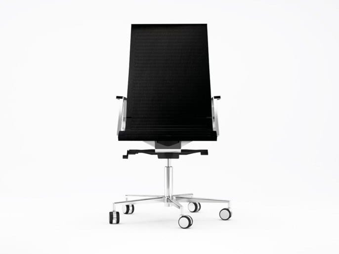 Кожаный поворотный операционный офисный стул с колесами Luxy Nulite ARCH-00103525