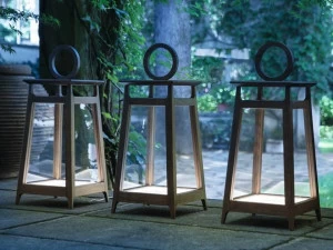 Porada Торшер для улицы из орехового дерева Iron