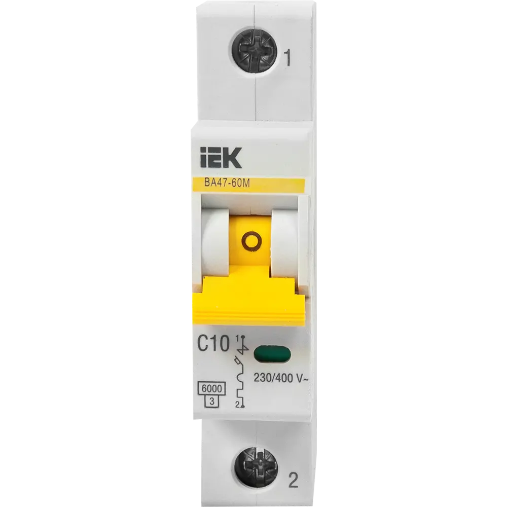 Автоматический выключатель IEK ВА47-60M для бытовых сетей 10А 82656895 STLM-0032964 - Вид №2