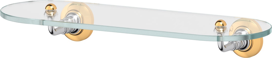 STI 114 Полка с держателями 40 cm 3SC STILMAR CHROME/GOLD Treesseci 3SC