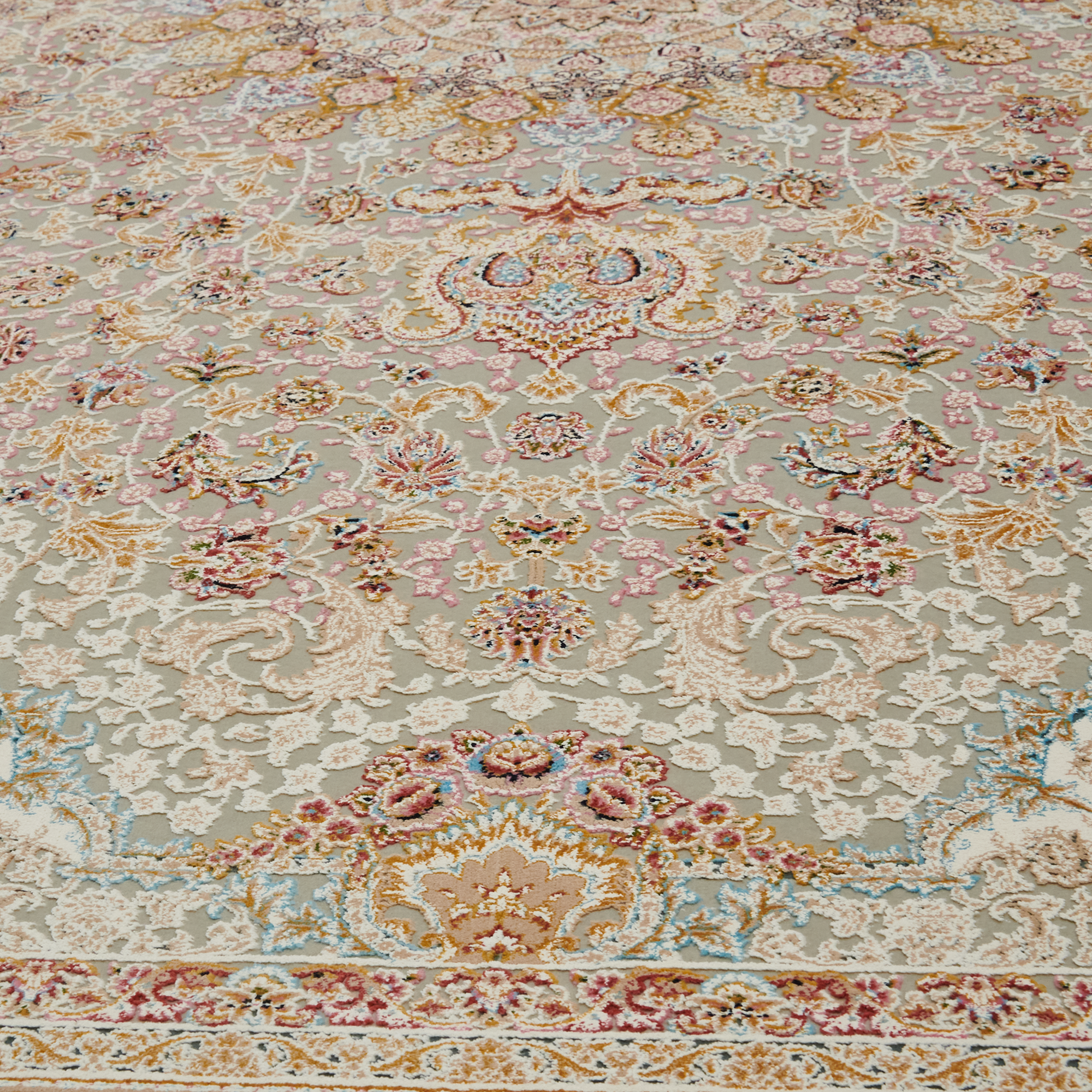 86370530 Ковер полиэстер JZ006 200х300 см цвет серебристый STLM-0068257 Santreyd  - Вид №3