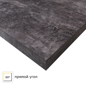 Столешница KONSENSA Бетон темный 60x120x3.8 см ДСП цвет серый 89452032 STLM-2157521