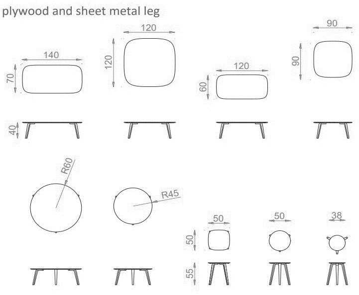 B&T Design Круглый сервировочный стол Woodplate sun-id-1454507 - Вид №4
