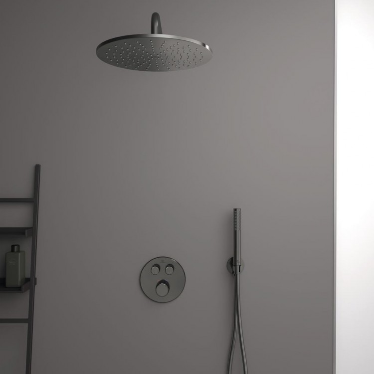 B9445A5 Настенный держатель верхнего душа 400 мм, металлический, с металлической накладкой Ideal Standard IDEALRAIN - Вид №1