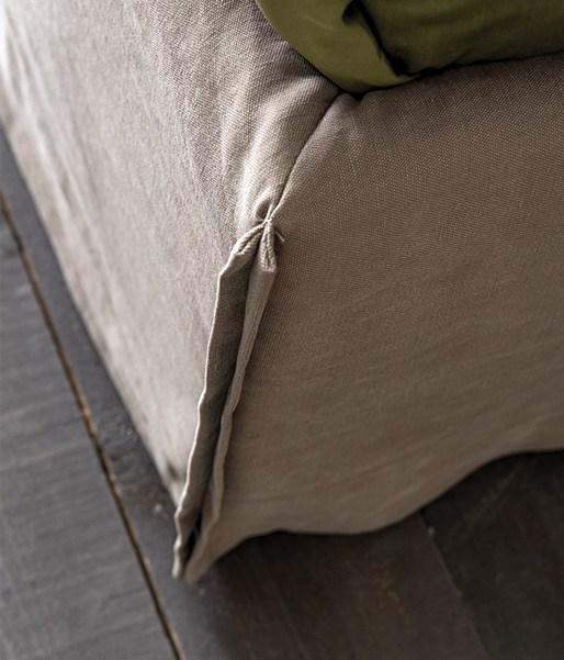 Dall'Agnese Двуспальная кровать с обивкой из ткани Every sun-id-1473914 - Вид №2