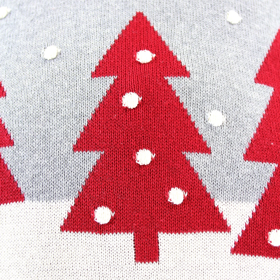 Подушка с орнаментом christmas story one, 45х45 см ENJOYME НОВЫЙ ГОД 254888 Белый;серый  - Вид №3