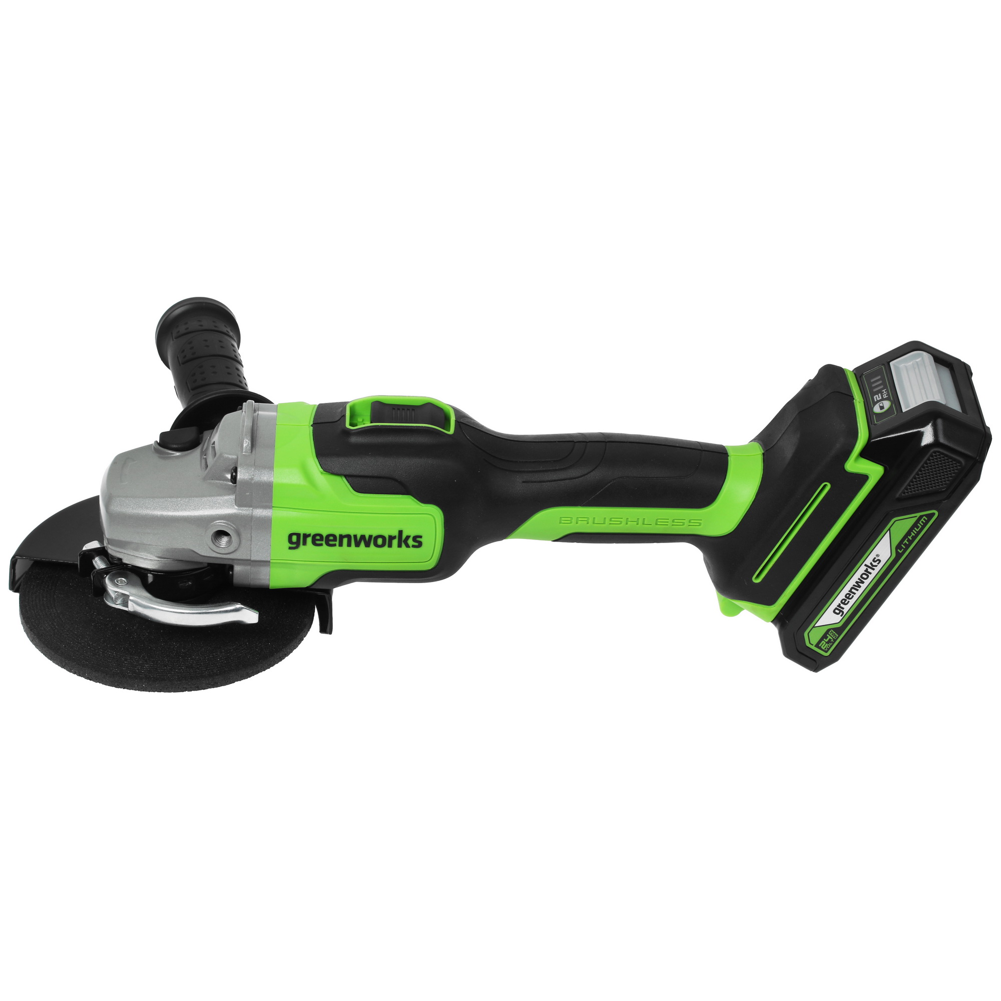 Углошлифовальная машина (УШМ) Greenworks GD24AG 24V 5346973 STDN-0043103 - Вид №2