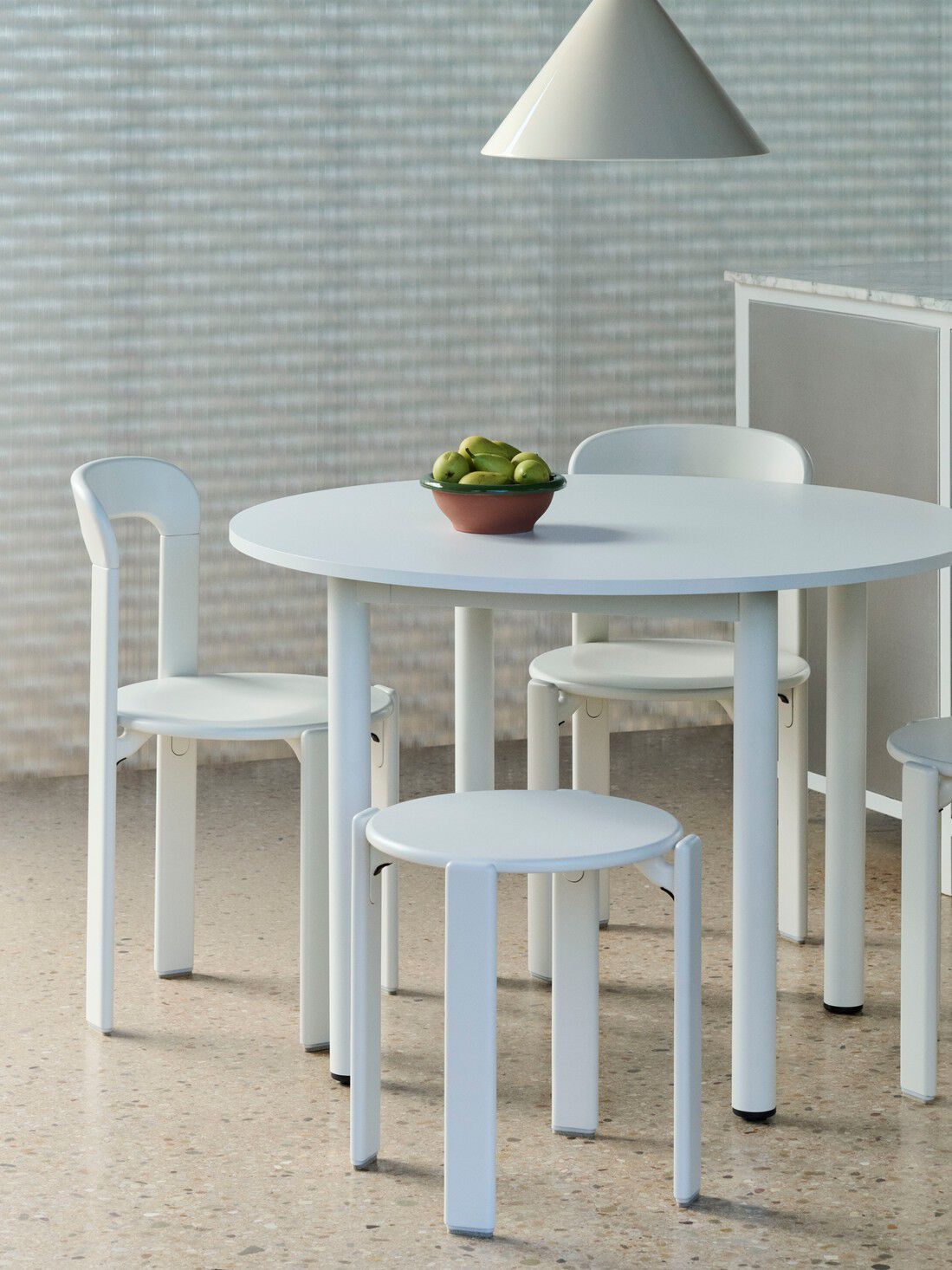 Круглый стол с алюминиевыми или твердыми дубовыми ножками Hay пристройка ARCH-00070353 - Вид №11