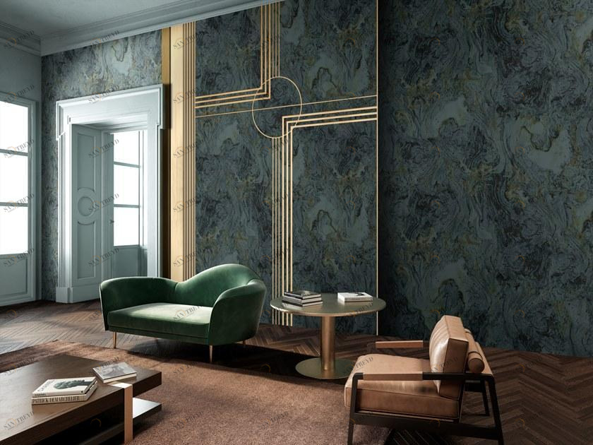 GLAMORA Обои с эффектом мрамора Collection x creative wallcoverings Glx11