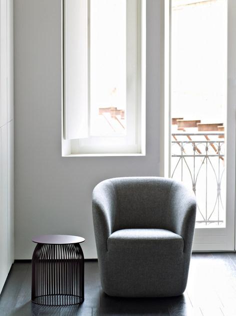 La Cividina Стол журнальный круглый из стали на контракт Turi turi sun-id-1471563 - Вид №4