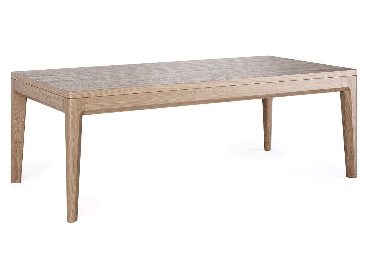 Журнальный столик прямоугольный осветленный дуб 100 см Case №3 THE IDEA  210096 Бежевый  - Вид №1