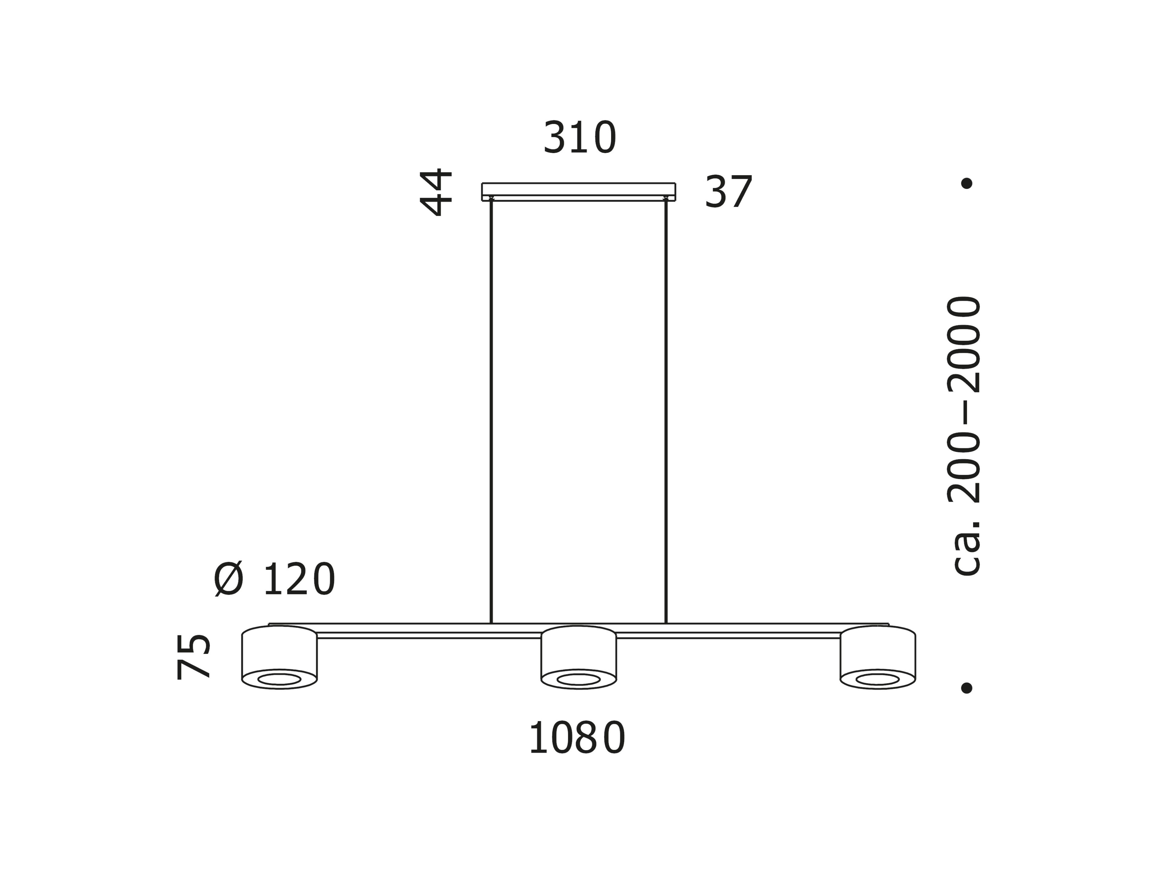 Стеклокерамический светодиодный подвесной светильник serien.lighting РИФ ARCH-00115507 - Вид №11