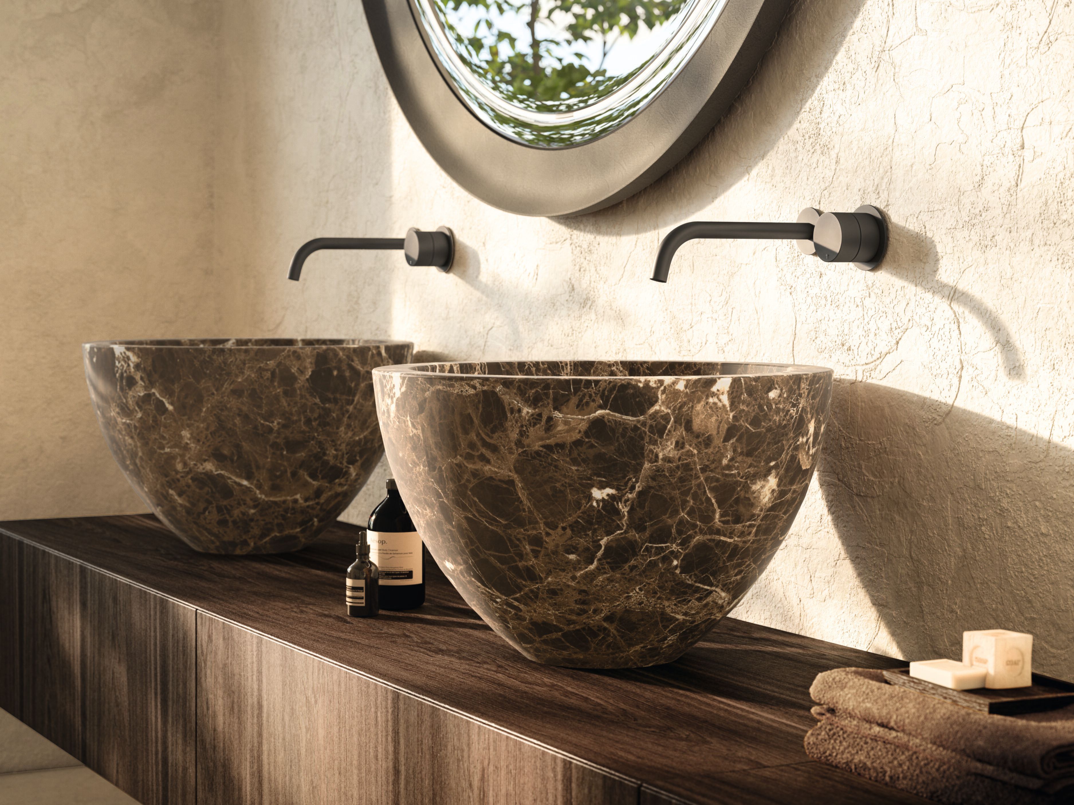 Каменный умывальник Boffi реки ARCH-00090889