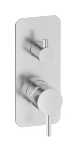 Встроенный смеситель для душа с двухходовым дивертером WE ARE IB mt310ss Brushed Nickel MilanoTorino