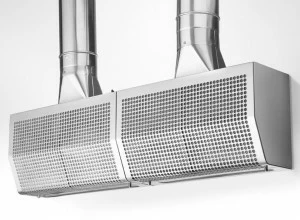 ALPES-INOX Вытяжка из нержавеющей стали со встроенным освещением Strumenti d’oggi