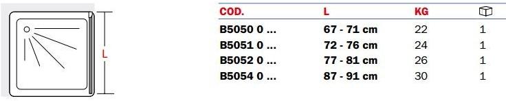 INDA® Душевая кабина ниша стеклянная с откидной дверцей Jolly sun-id-1475645 - Вид №2