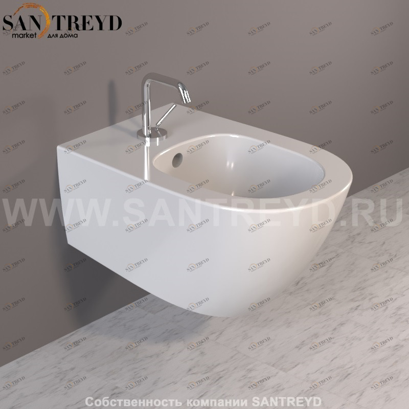 372401 Биде подвесное Aquatech Kerasan