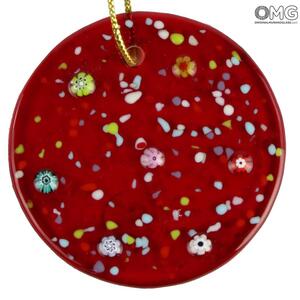 4372 ORIGINALMURANOGLASS Ёлочный шар - рождественский декор - муранское стекло OMG  см