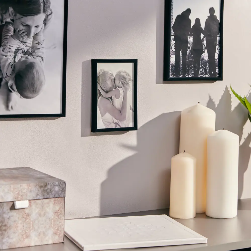 Рамка Inspire Lila 10x15 см пластик цвет черный STLM-2174861 - Вид №4